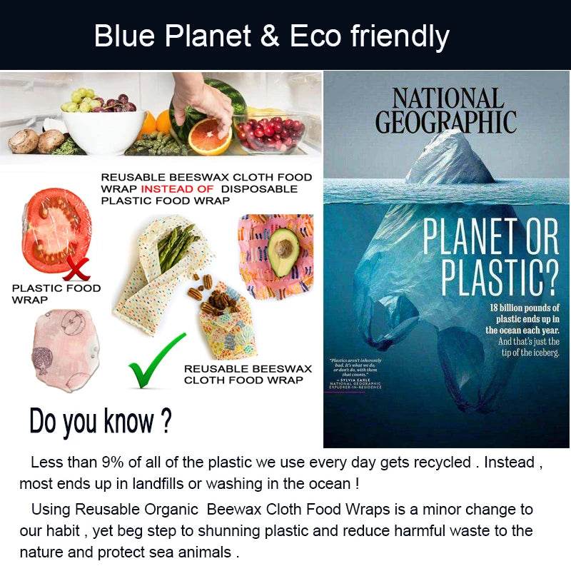 Eco-Friendly Reusable Food Wraps SmartPursue™