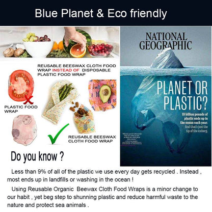 Eco-Friendly Reusable Food Wraps SmartPursue™