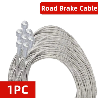 1/5/10PCS 2M MTB Bicycle Brake Line Bicycle Speed Line Fixed Gear Shifter Gear Brake Cable Set Core Inner Wire for MTB Road Bike Pi-Mart