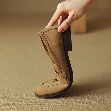 Shoes for Women 2024 Summer Brown Casual Flats Ladies Shoe Fashion Suede Loafers Soft Sole Non-Slip Feminino Zapatos Mujer NovaCart