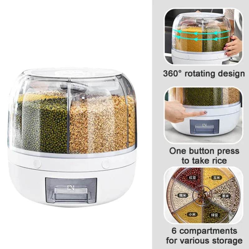 360° Rotatable Grain Dispenser SmartPursue™