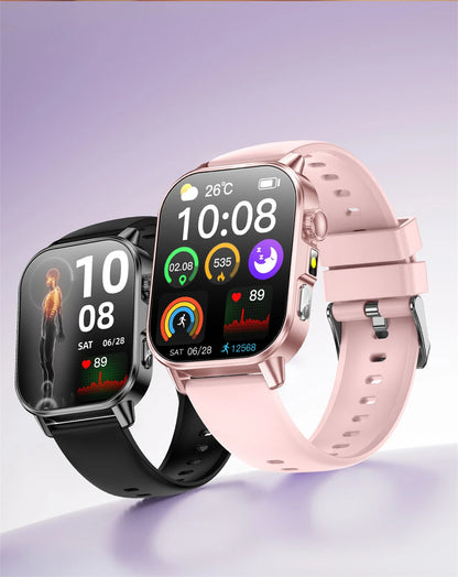 2026 New Model Uric Acid & Lipid Health Analysis Smart Watch Men ECG+PPG Bluetooth Call 2.01-inch Flashlight Smartwatch Women NovaCart