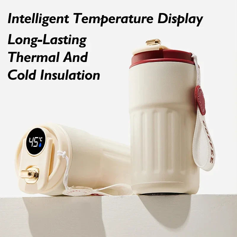 🌡️ Smart LED Thermos Bottle – Stainless Steel Travel Flask SmartPursue™