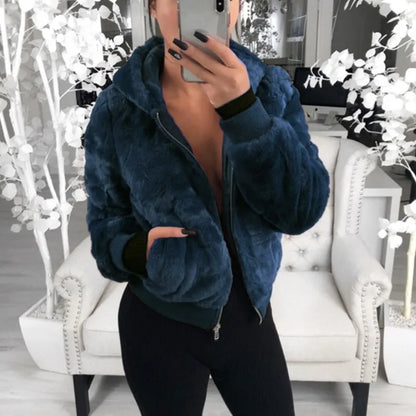 Hoodies Women Clothing Streetwear 2025 Autumn Winter Spring New Fashion Versatile Casual Solid Long Sleeves Coat for Female NovaCart