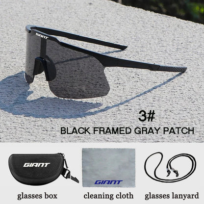 2025 giant new cycling Glasses UV400 Protection, Anti-Fog, Sports Sunglasses for Men Women with case Pi-Mart