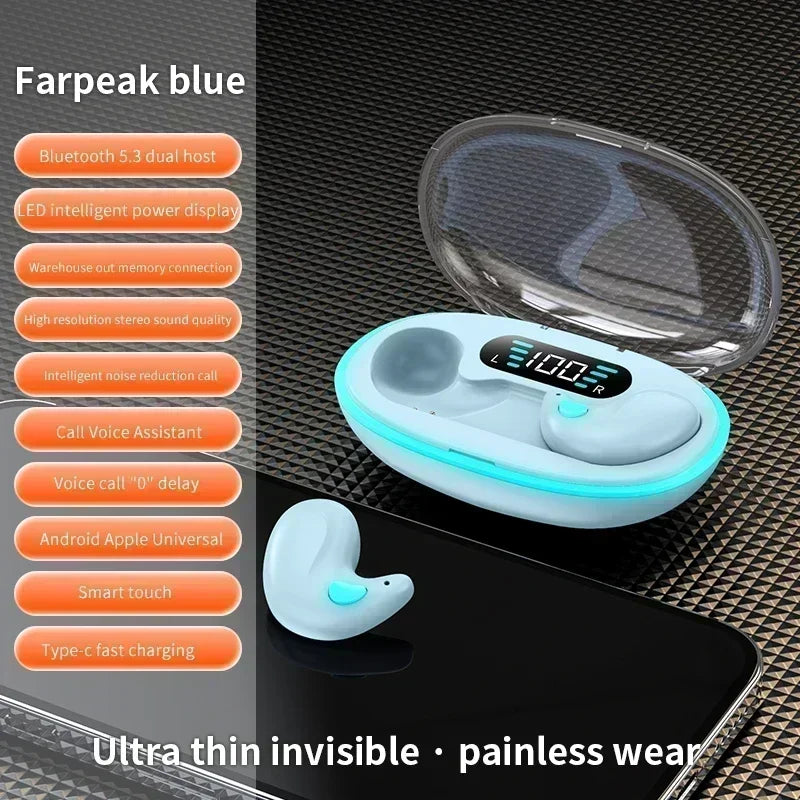 TWS Earphones Wireless Earphones Headphones Noise Reduction Sport Game Sleep Bluetooth Earbuds for all smartphones NovaCart