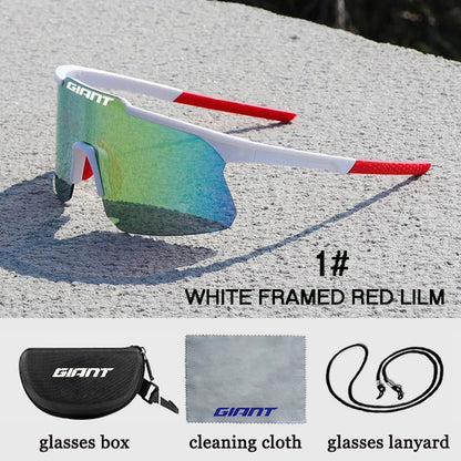 2025 giant new cycling Glasses UV400 Protection, Anti-Fog, Sports Sunglasses for Men Women with case Pi-Mart