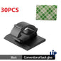 30pcs Cable Organizer Clips Cord Holder Desktop Workstation Wire Manager USB Charging Data Line Bobbin Winder Cable Management Pi-Mart