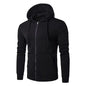 Autumn Men Sweatshirts Long Sleeve Jacket Hoodie Zipper Closure Jacket Male Hoodies Sweatshirt Slim Fit Male Clothing NovaCart