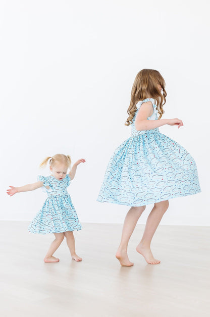 SALE Miss Americana (Mila's Version) Flutter Sleeve Twirl Dress