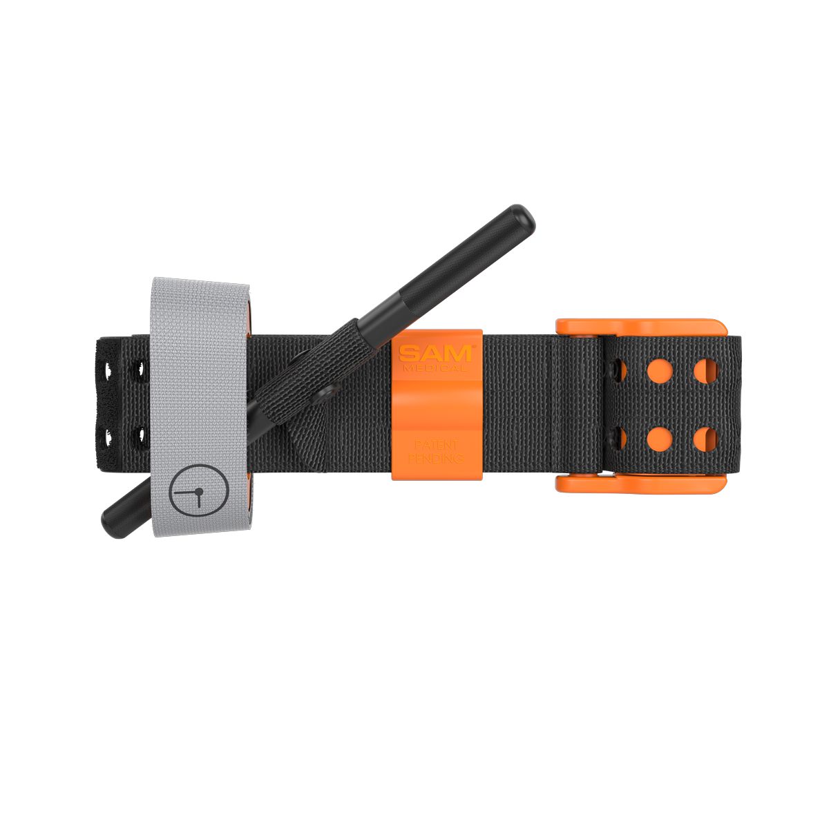 SAM XT Extremity Tourniquet - Black & Orange quakekits.com