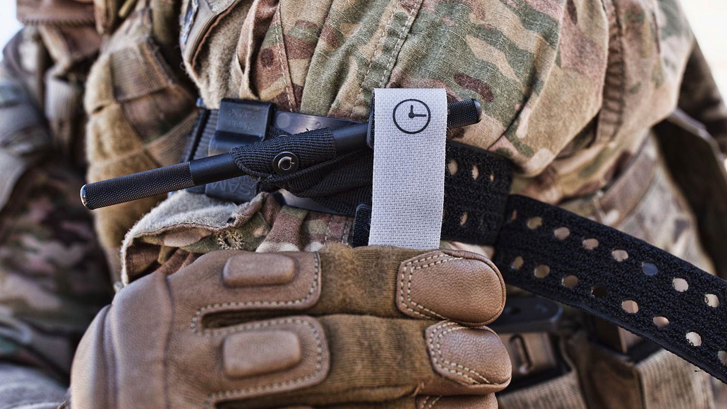 SAM XT Extremity Tourniquet - Tactical Black quakekits.com