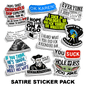 Satire Sticker Pack Armed American Supply