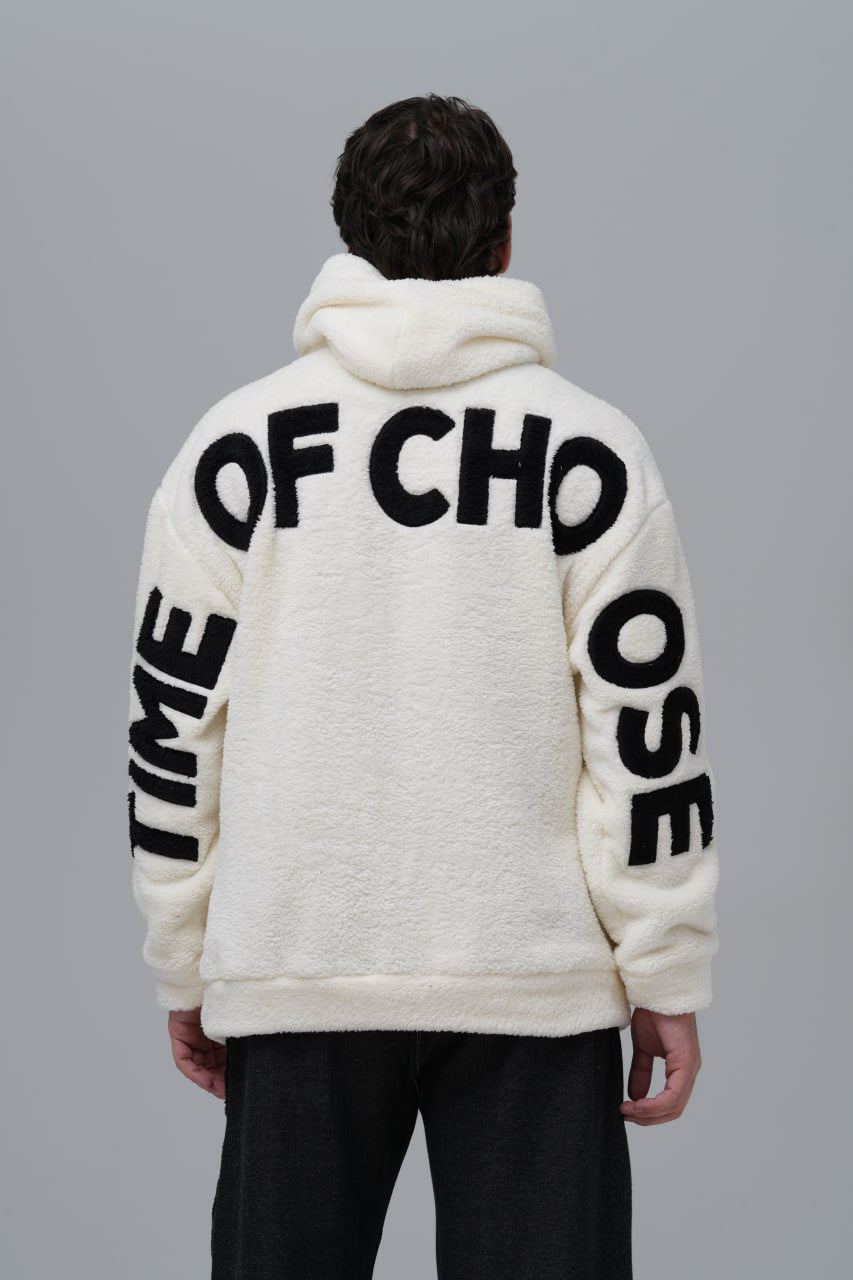 "SAW" Teddy Fleece Hoodie Withinblack