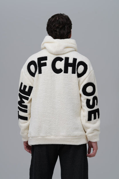"SAW" Teddy Fleece Hoodie Withinblack