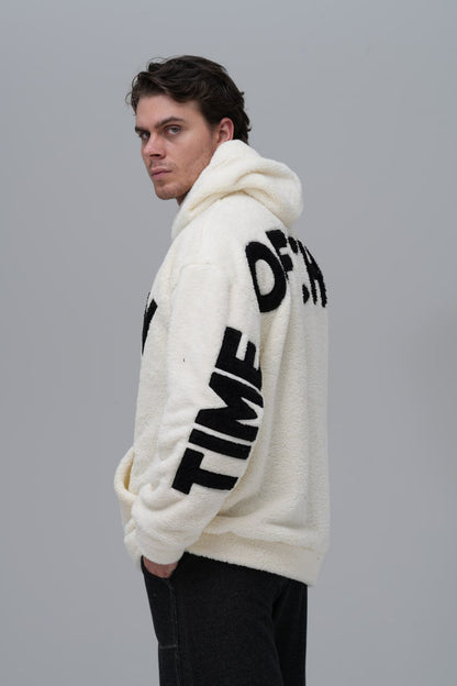 "SAW" Teddy Fleece Hoodie Withinblack