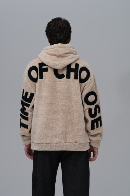 "SAW" Teddy Fleece Hoodie Withinblack