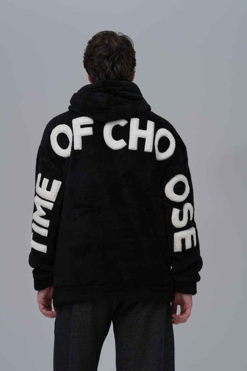 "SAW" Teddy Fleece Hoodie Withinblack