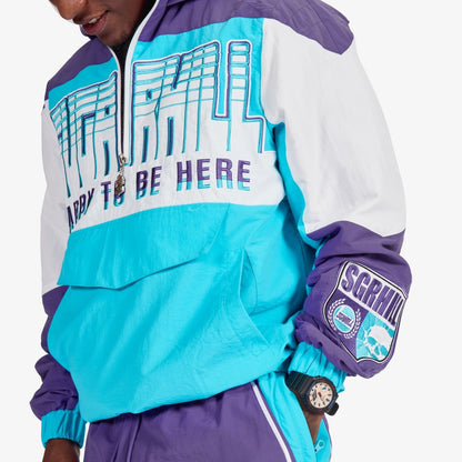 Sugarhill Bolt Windbreaker Jacket - Purple Denim Exchange
