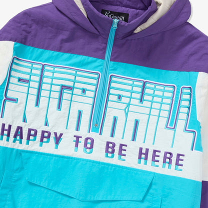 Sugarhill Bolt Windbreaker Jacket - Purple Denim Exchange