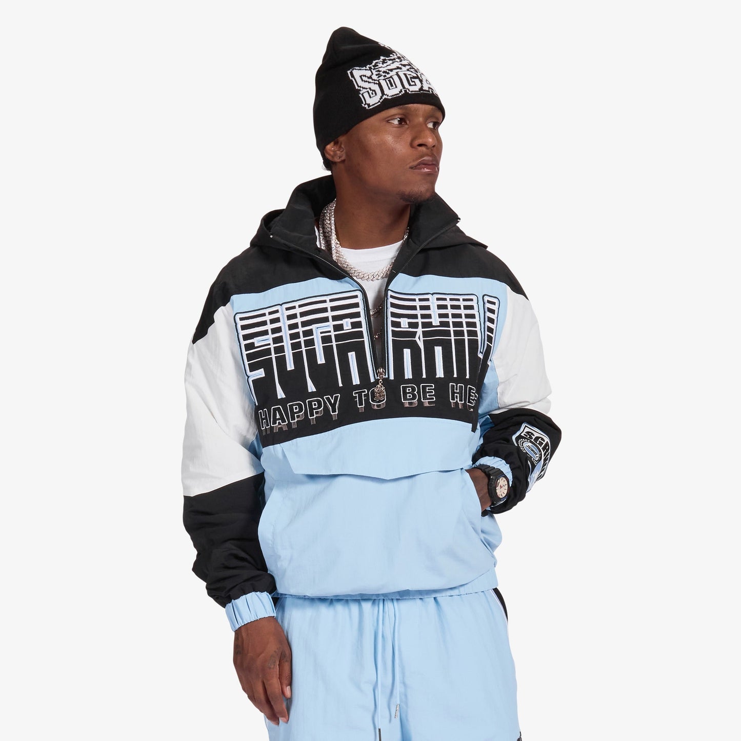 Sugarhill Storm Starter Jacket - Baby Blue Denim Exchange