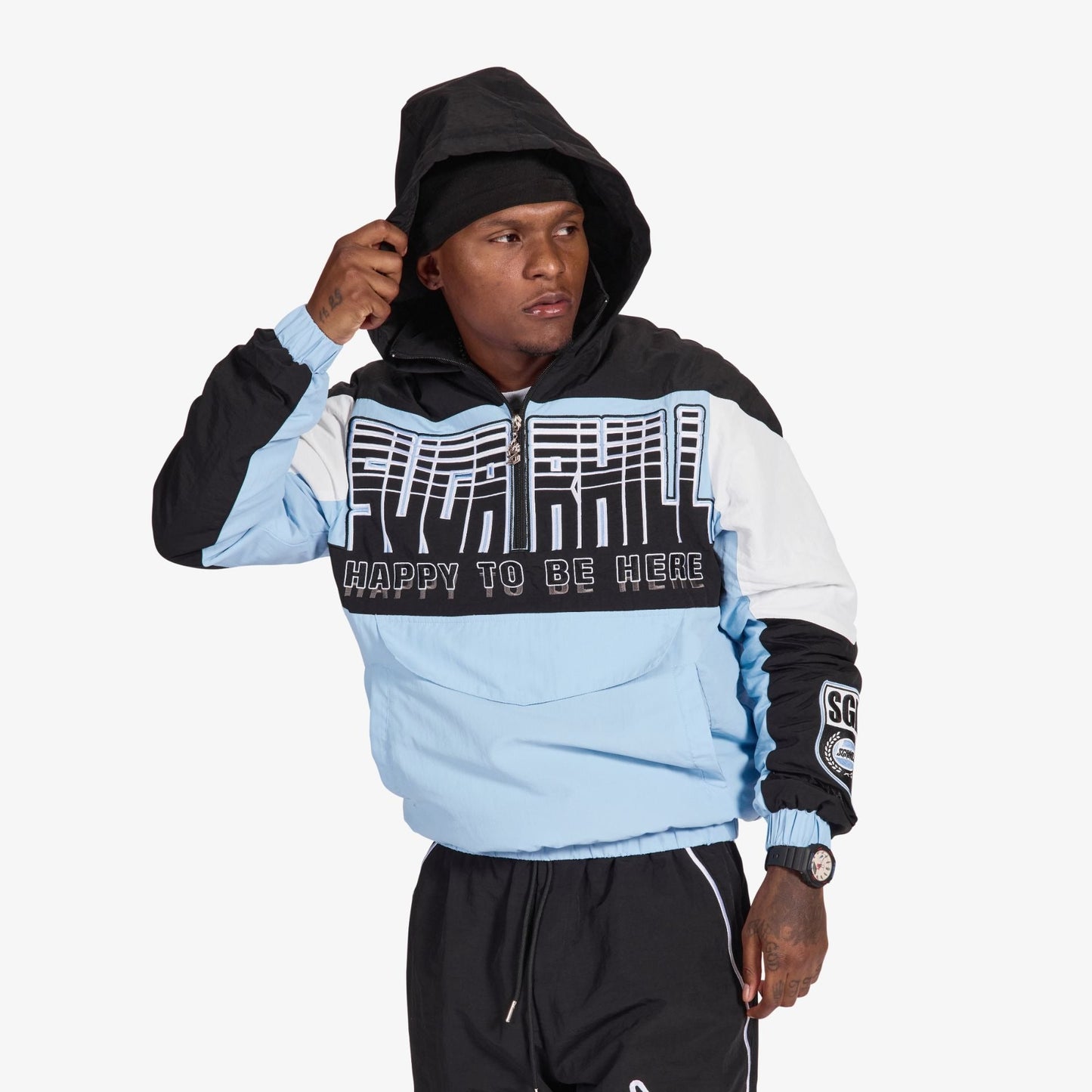 Sugarhill Storm Starter Jacket - Baby Blue Denim Exchange