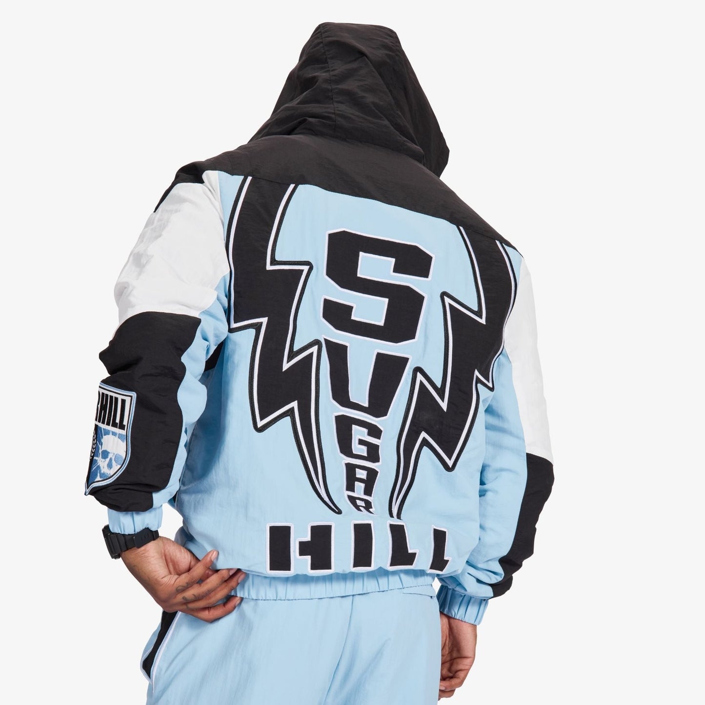 Sugarhill Storm Starter Jacket - Baby Blue Denim Exchange