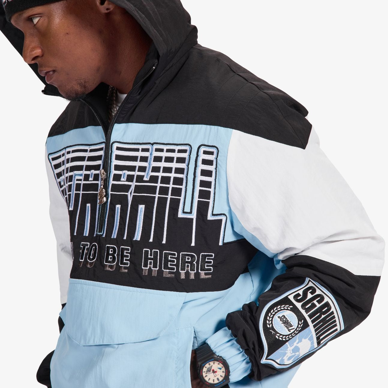 Sugarhill Storm Starter Jacket - Baby Blue Denim Exchange