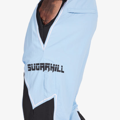 Sugarhill Bolt Windbreaker Pants - Baby Blue Denim Exchange