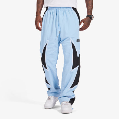 Sugarhill Bolt Windbreaker Pants - Baby Blue Denim Exchange