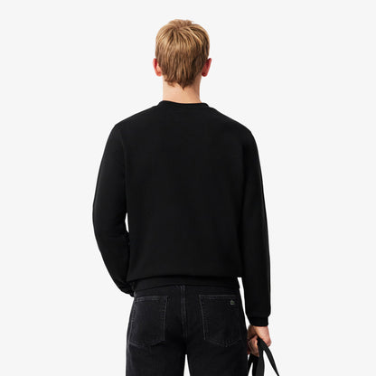 Lacoste Printed Crewneck Sweatshirt - Black Denim Exchange