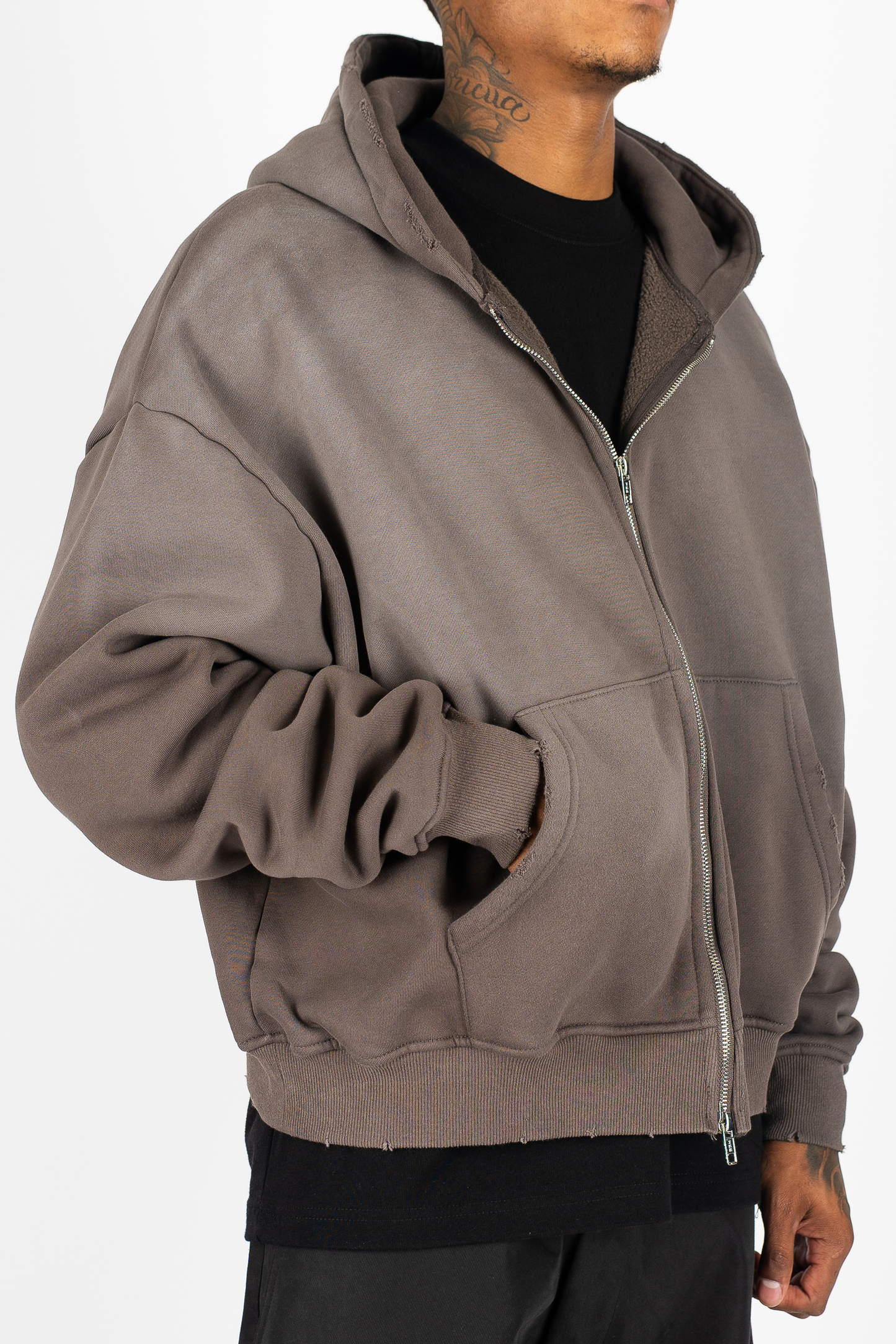 Weathered Zip Up Superline