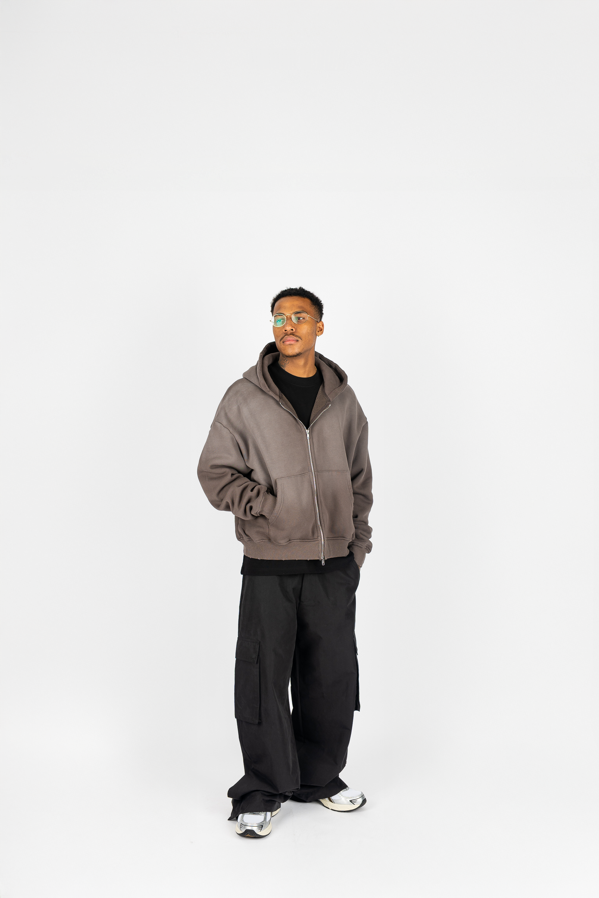 Weathered Zip Up Superline