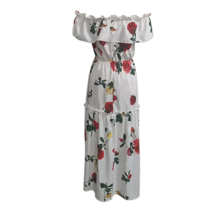 Off-Shoulder Loose Dress for Women