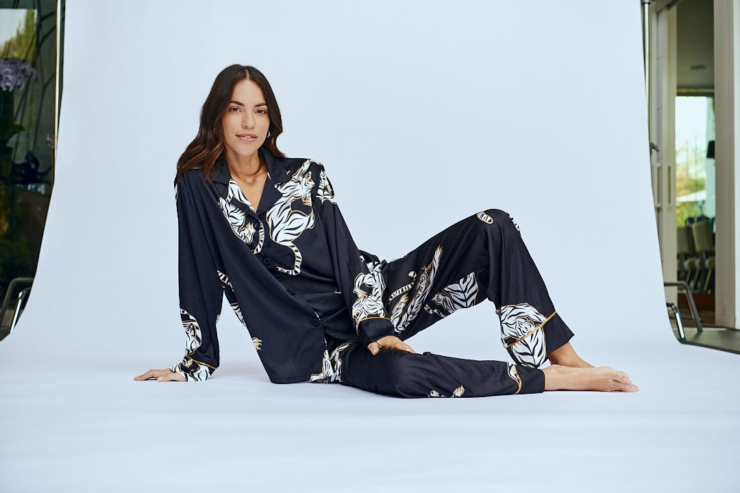 Washable Silk Pajama Set - Kenya Simoné Sleepwear USA