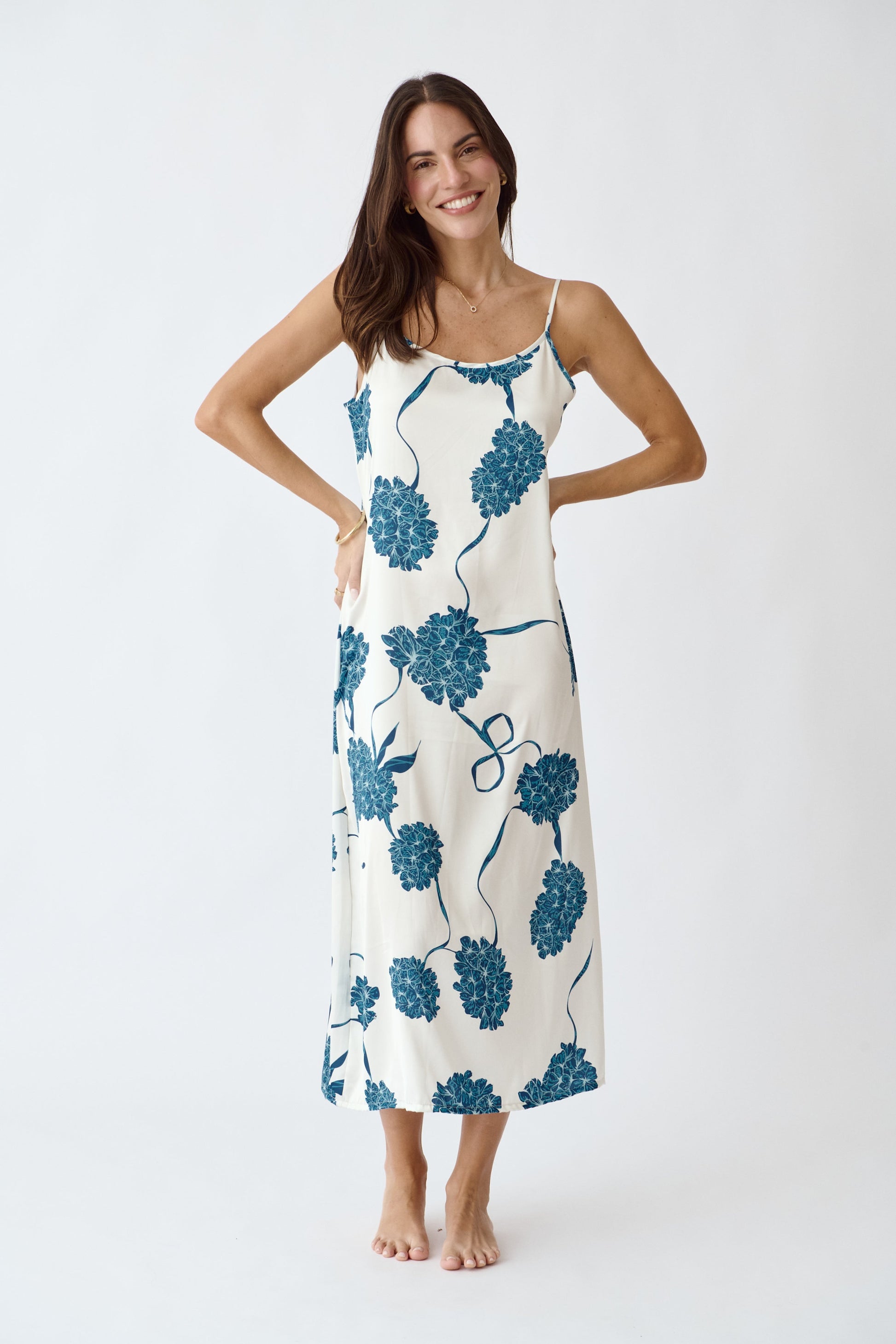 Washable Silk Dress - Blossom Simoné Sleepwear USA