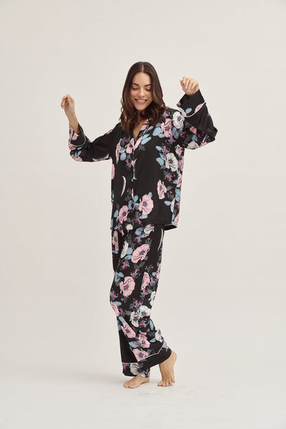 Washable Silk Pajama Set - Grace Kelly Simoné Sleepwear USA