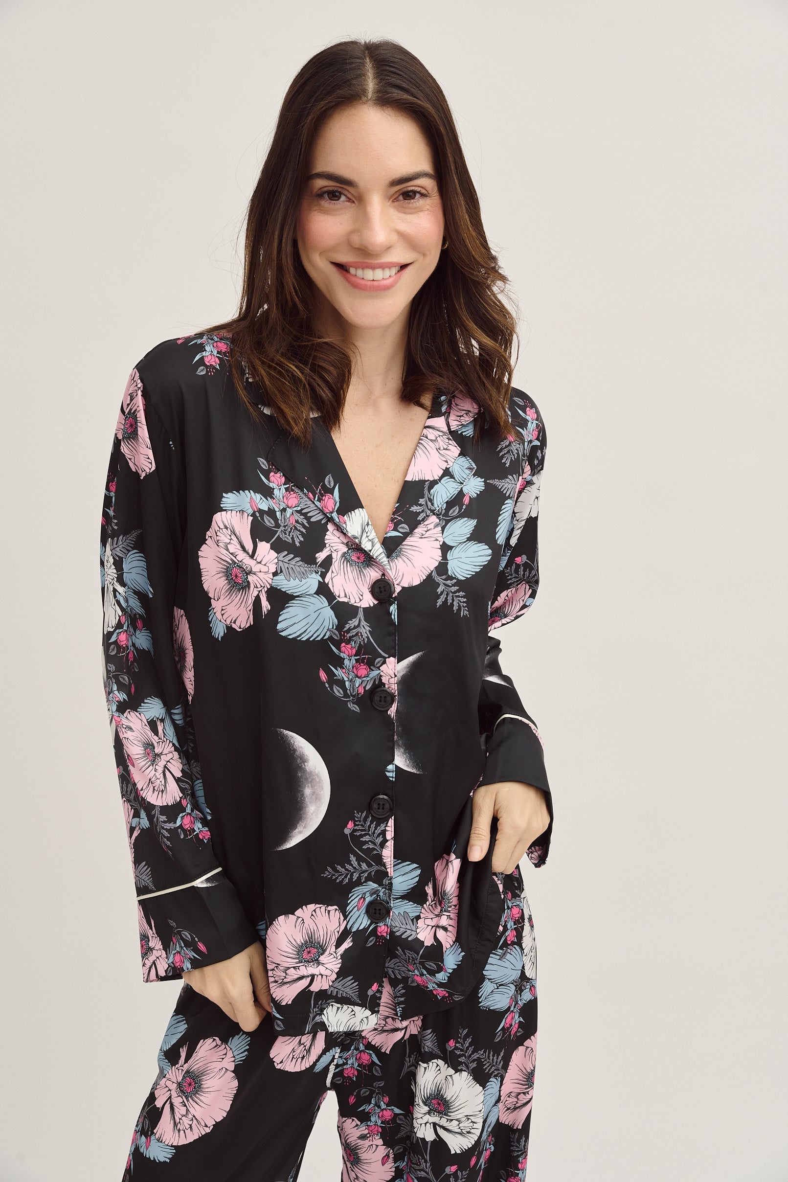 Washable Silk Pajama Set - Grace Kelly Simoné Sleepwear USA