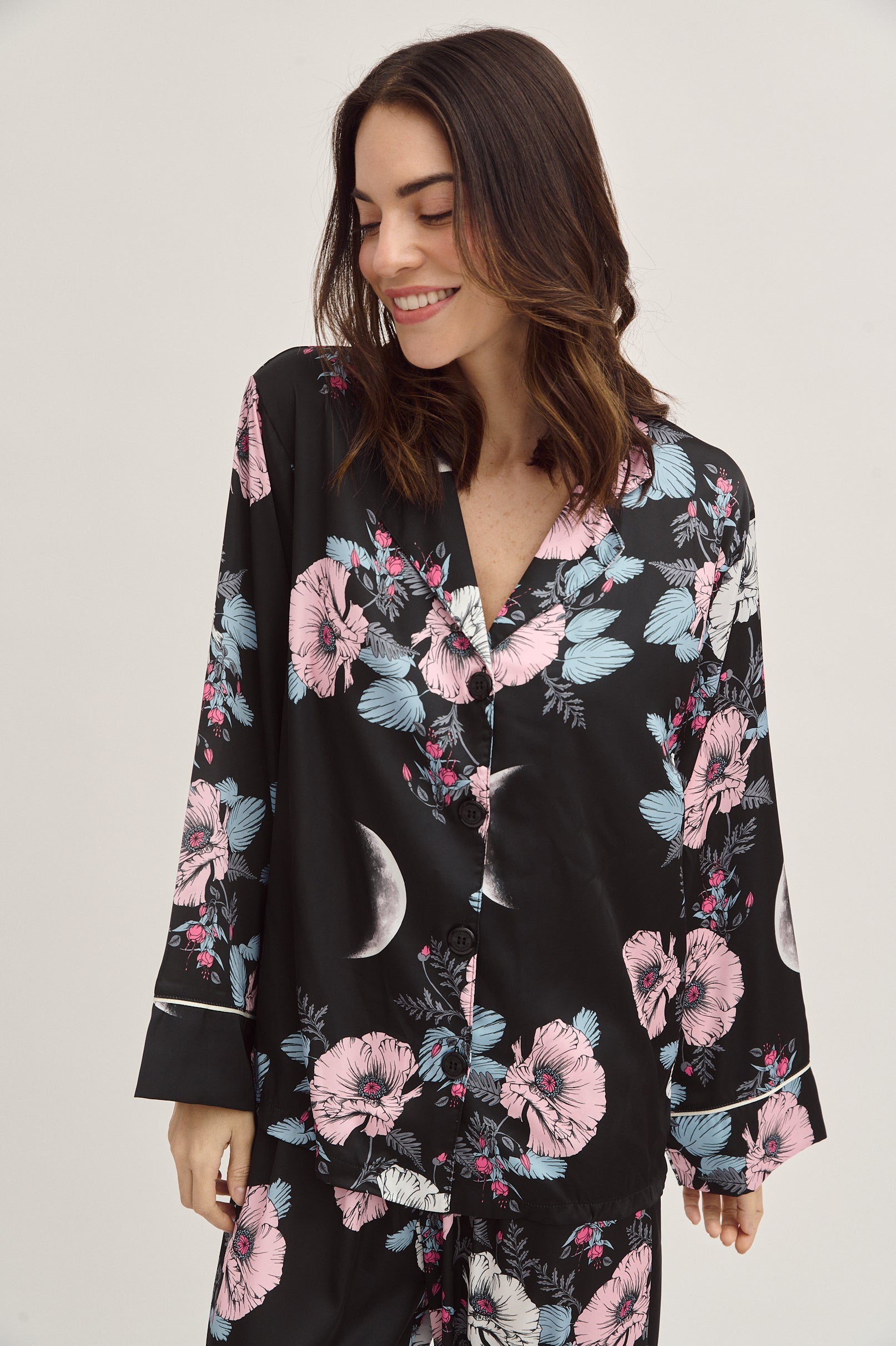 Washable Silk Pajama Set - Grace Kelly Simoné Sleepwear USA