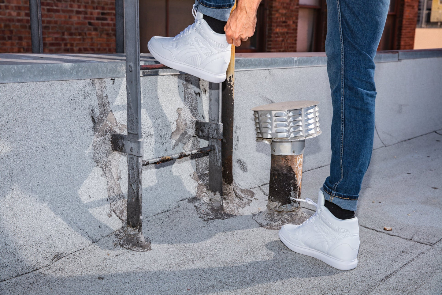 CALTO - H71904 - 3.8 Inches Taller (White) Tallmenshoes.com