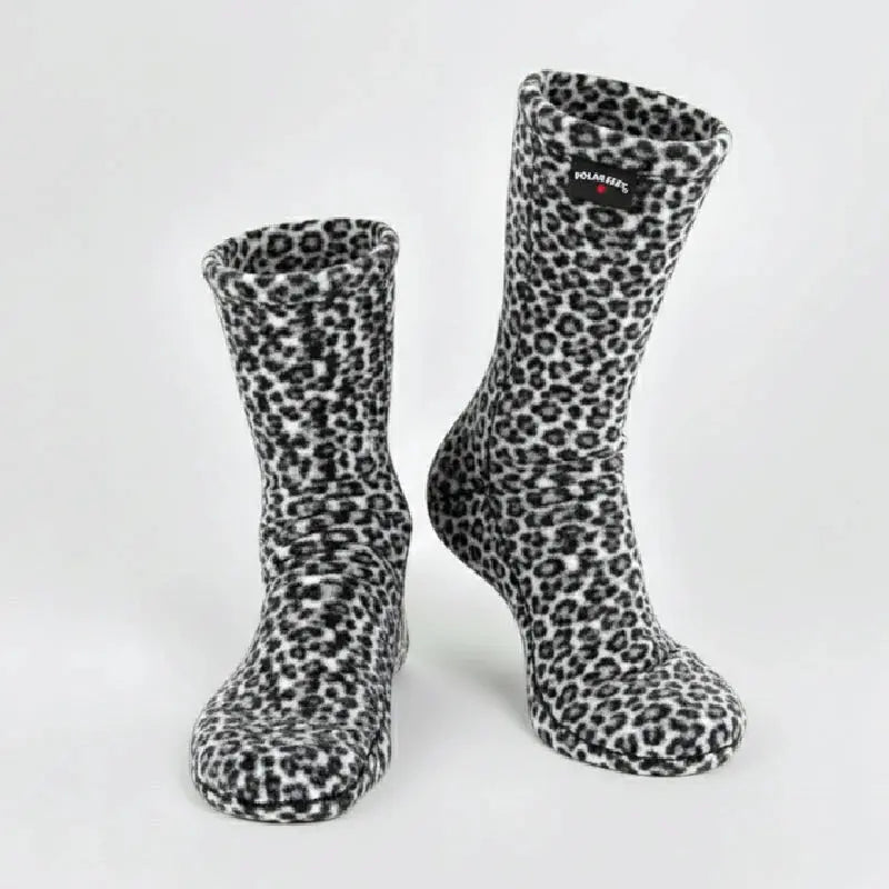 Polar Feet Fleece Socks - Snow Leopard Polar Feet® LLC