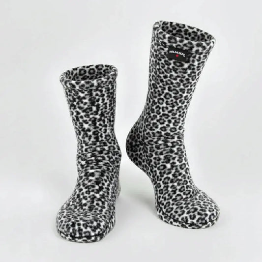 Polar Feet Fleece Socks - Snow Leopard Polar Feet® LLC