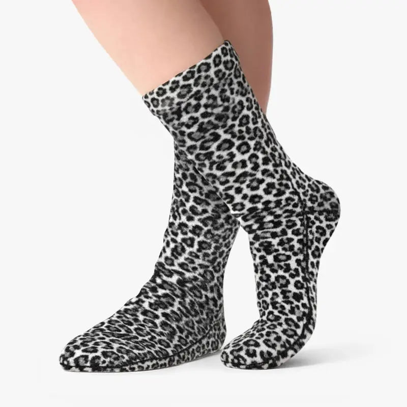 Polar Feet Fleece Socks - Snow Leopard Polar Feet® LLC
