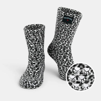 Polar Feet Fleece Socks - Snow Leopard Polar Feet® LLC
