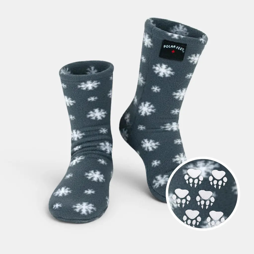Polar Feet Adult Fleece Socks - Snow Polar Feet® LLC