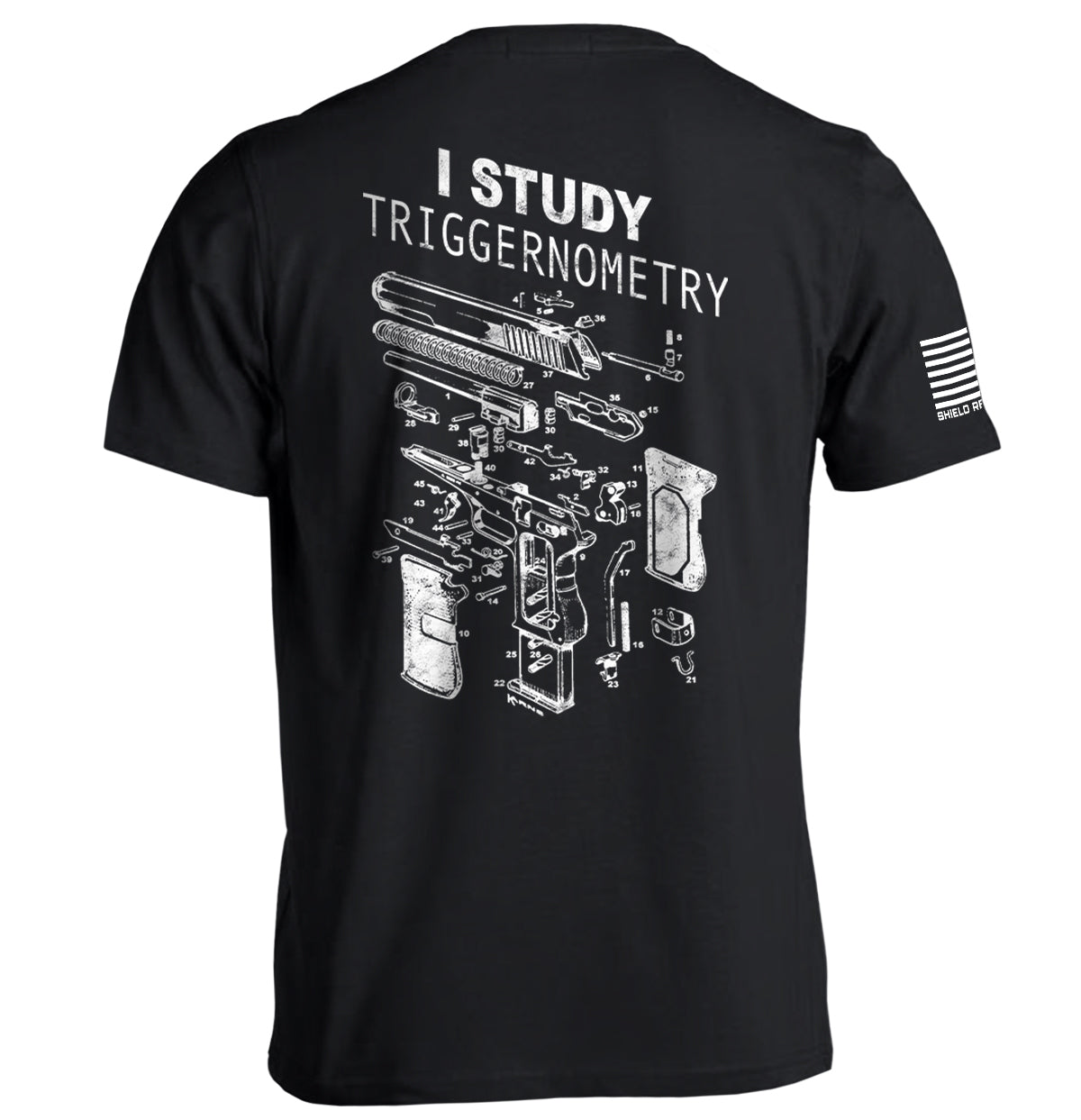 I Study Triggernometry Shield Republic