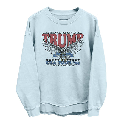 Legends Never Die Trump USA Tour 2024 Shield Republic