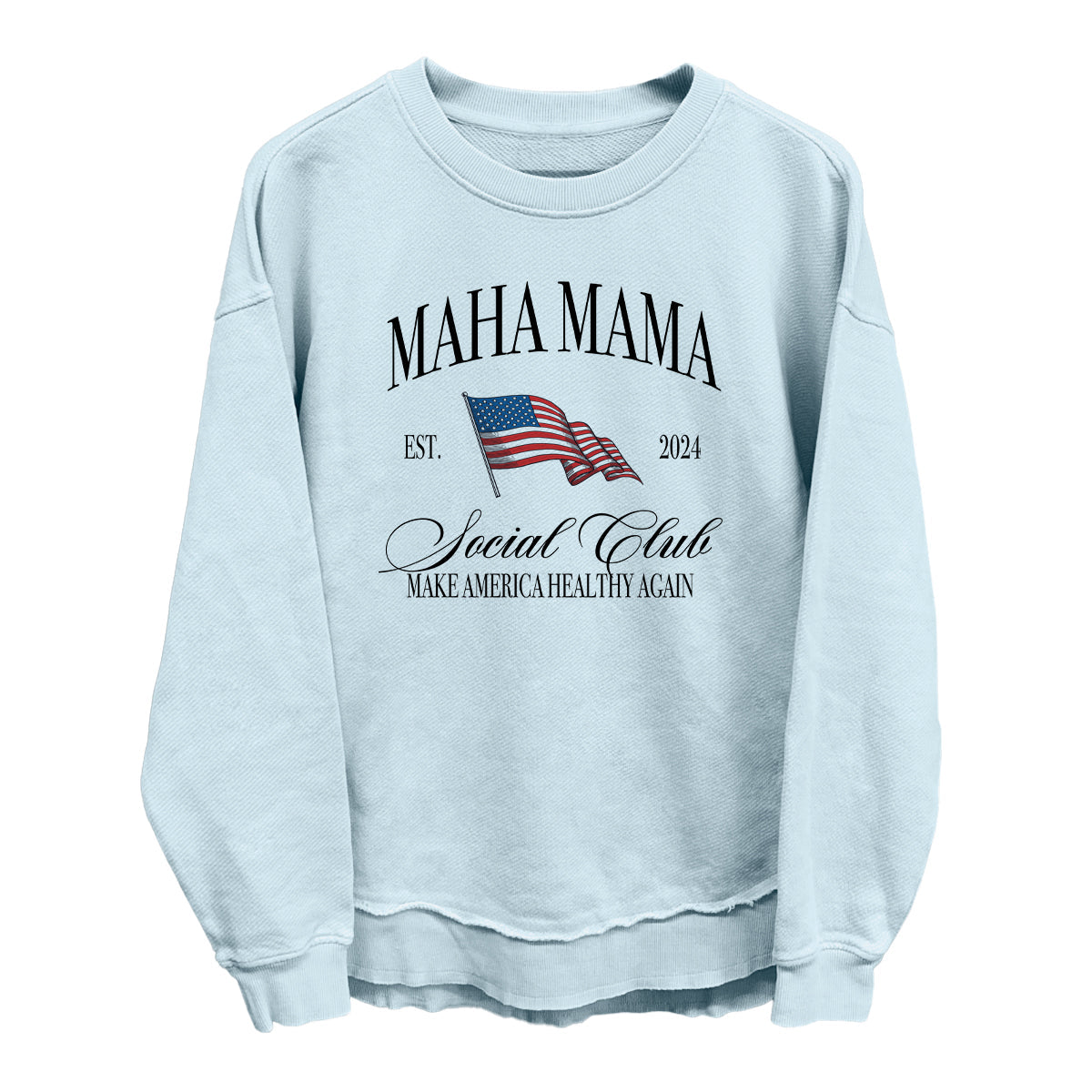 MAHA Mama Social Club (Front Print) Shield Republic