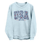 USA Floral Est 1776 (Front) Shield Republic