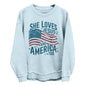She Loves Jesus And America Too (Front) Shield Republic